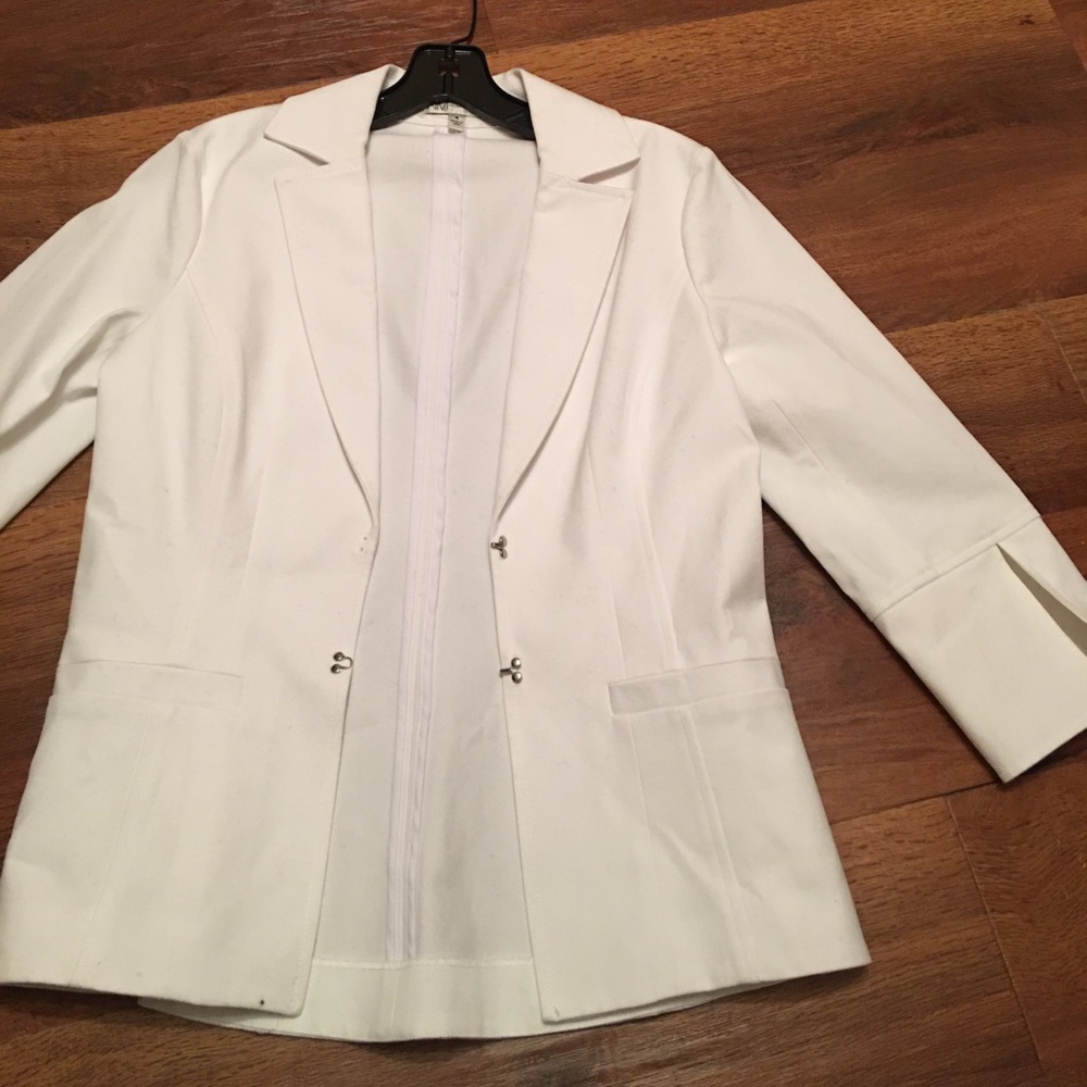Neiman Marcus white blazer